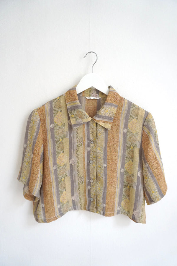 Cropped vintage blouse