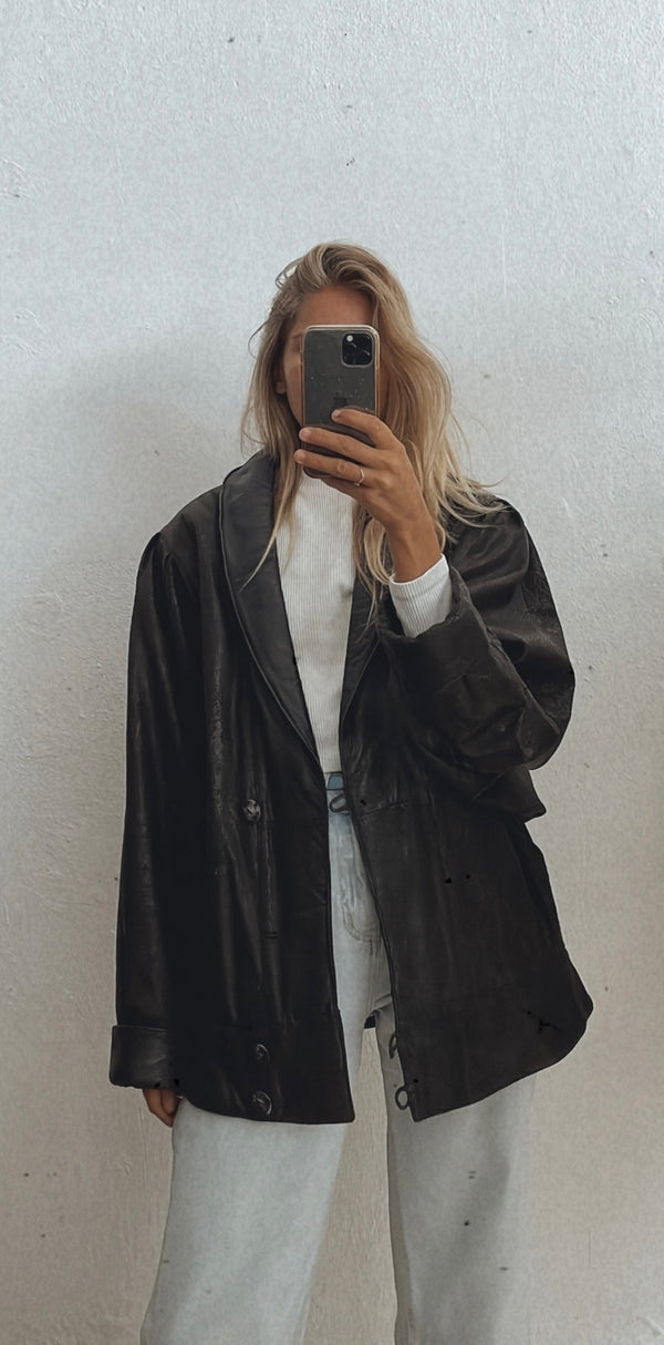 Leather jacket