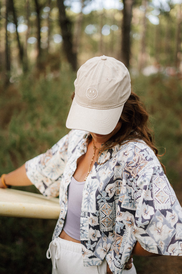 Smiley cap beige