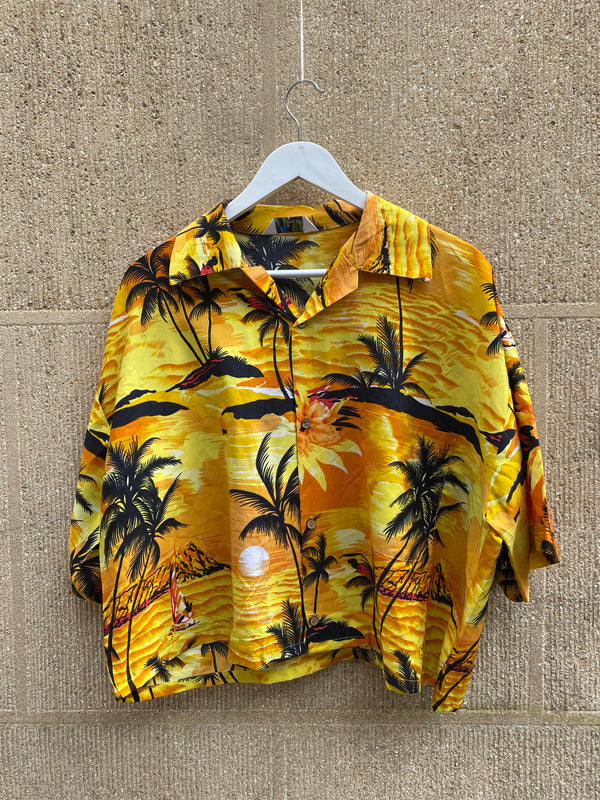 Cropped Vintage Blouse