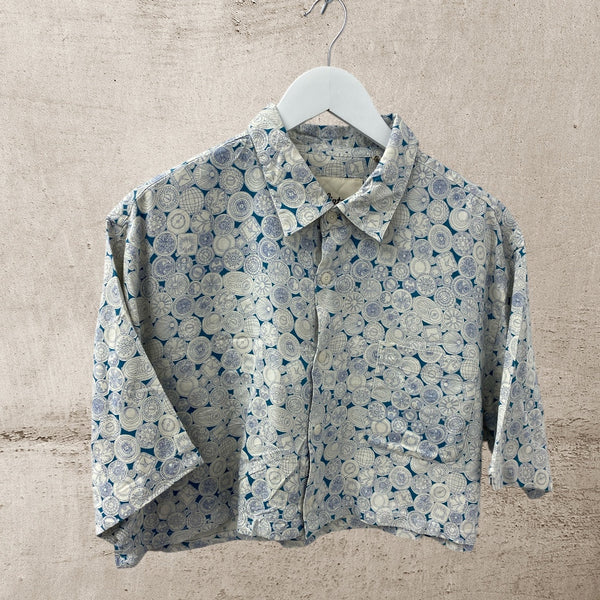 Cropped Hawaiian Shirt