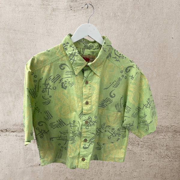 Cropped Hawaiian Shirt