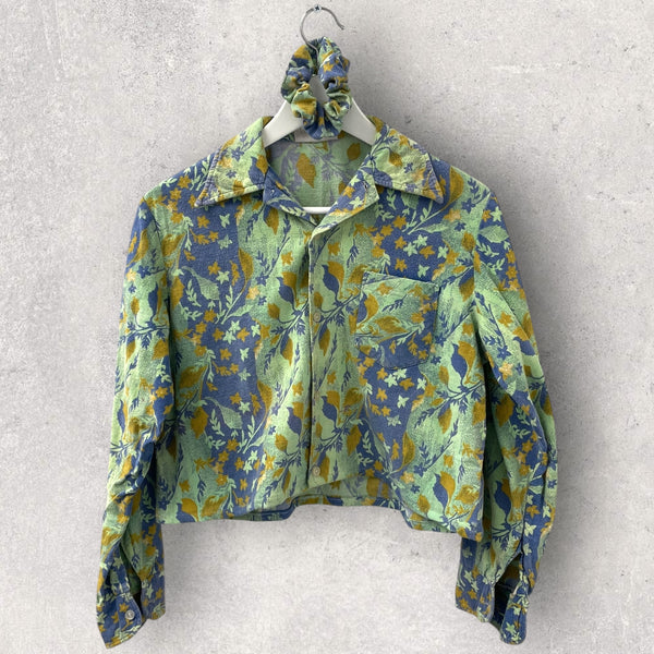 Cropped Vintage Blouse