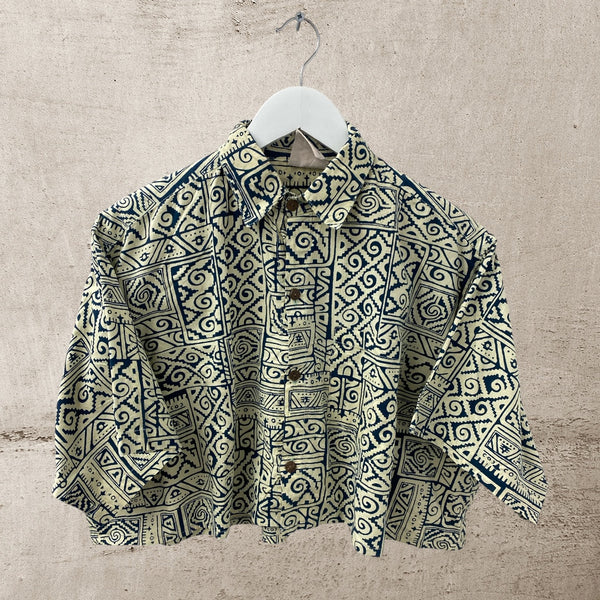Cropped Hawaiian Shirt
