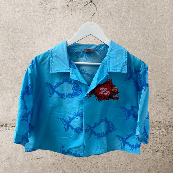 Cropped Hawaiian Shirt