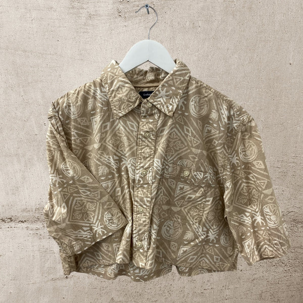 Cropped Hawaiian Shirt