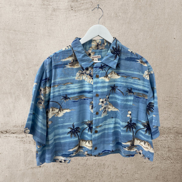 Cropped Hawaiian Shirt
