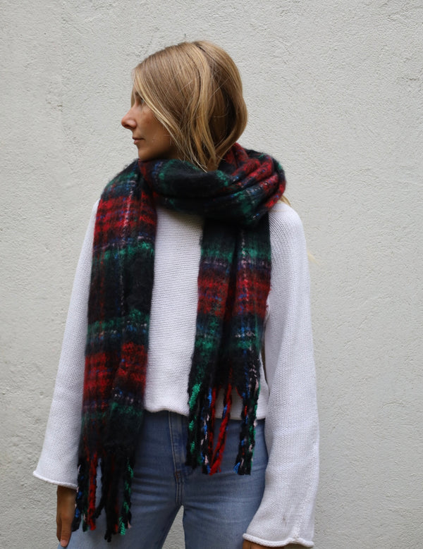 Checkered scarf