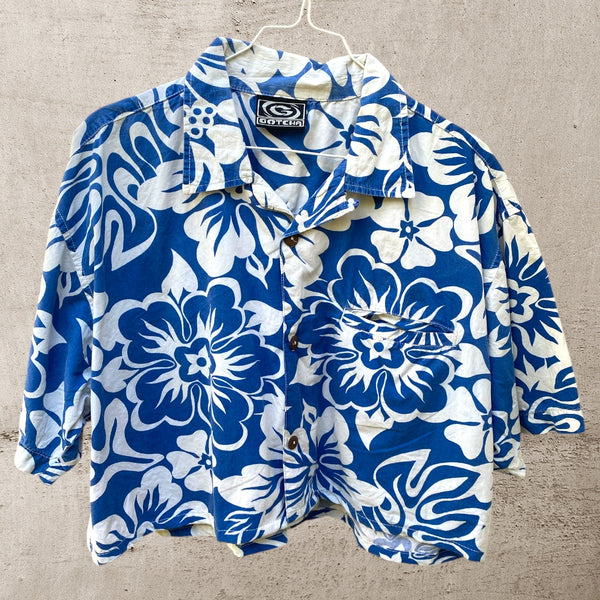 Cropped Hawaiian Shirt