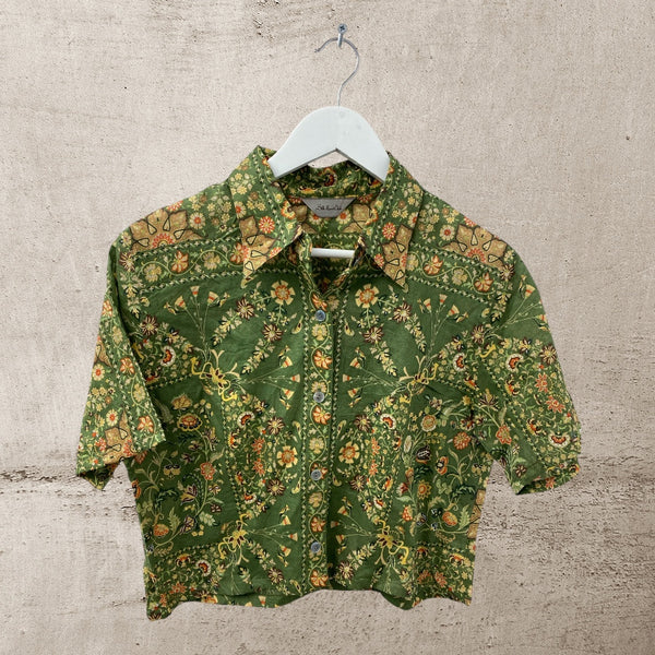 Cropped Hawaiian Shirt