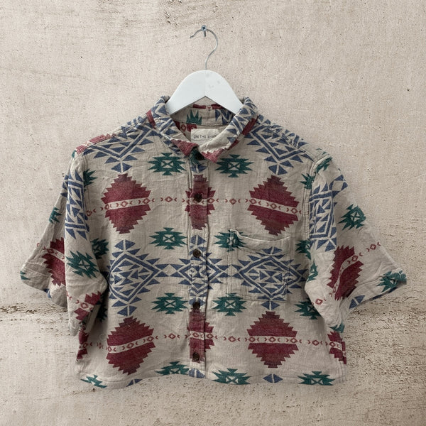 Cropped Hawaiian Shirt