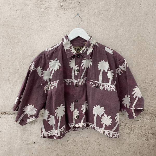 Cropped Hawaiian Shirt