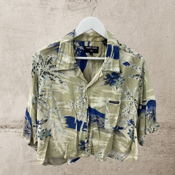 Cropped Hawaiian Shirt